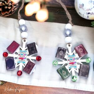 Crazy Book Lady Christmas Ornament: A Whimsical Tribute to Book Lovers! Handmade